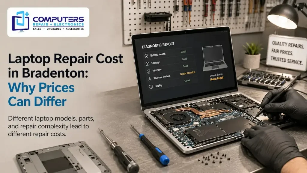 Laptop Repair Cost in Bradenton: Why Prices Can Differ