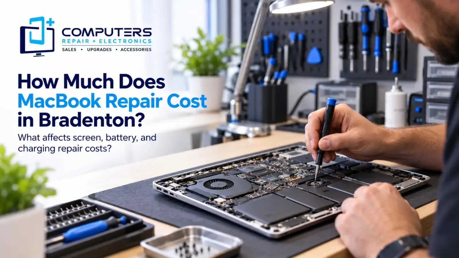 MacBook repair cost in Bradenton at Computers Repair Plus