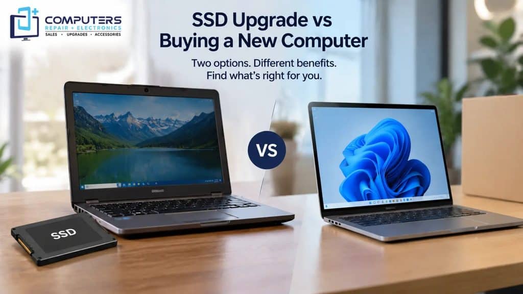 Choosing between SSD upgrade and a new computer system